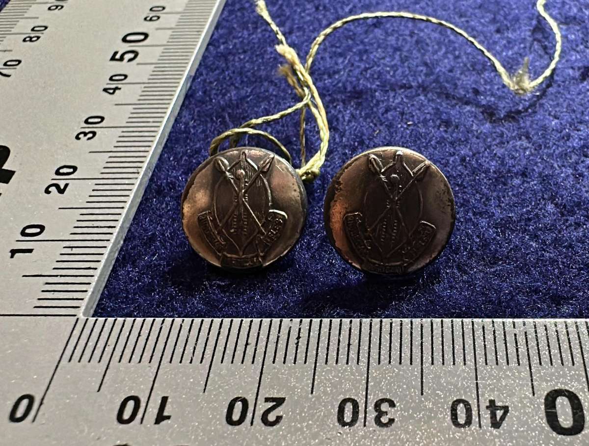Rhodesian African Rifles Buttons (small) - Lot of 2