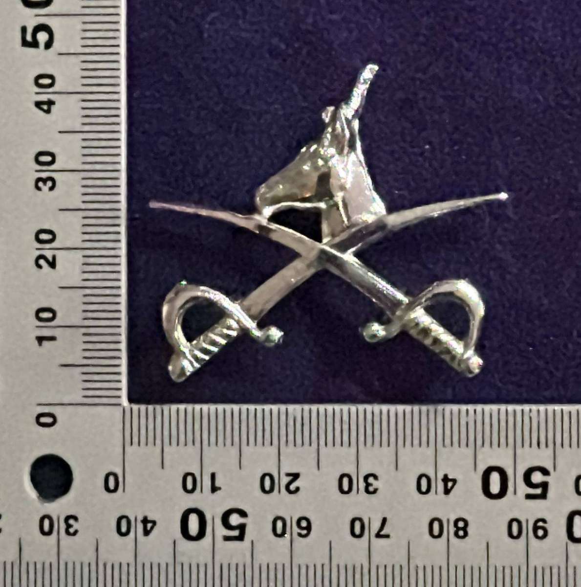SADF - Chrome PTI Infantry / Bokkop Instructor Qualification Badge