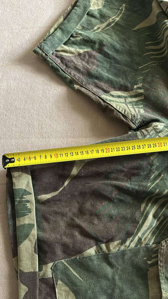 RHODESIA - Camo Short Trousers Tailored from Long Trousers - Flannel Type Material