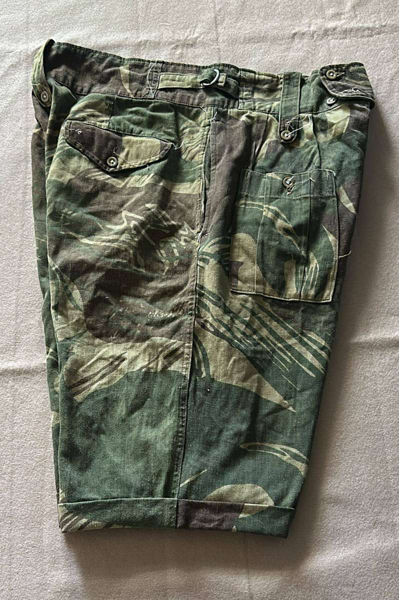 RHODESIA - Camo Short Trousers Tailored from Long Trousers - Flannel Type Material