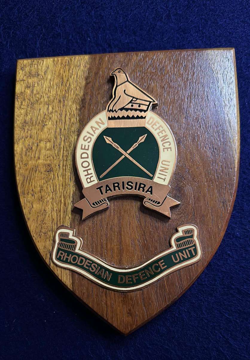 Rhodesian Plaque - Rhodesia Defence Unit - TARISIRA