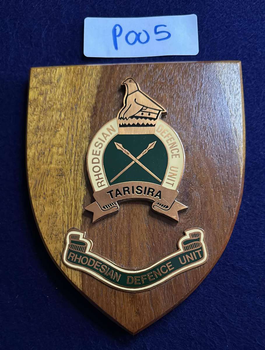 Rhodesian Plaque - Rhodesia Defence Unit - TARISIRA