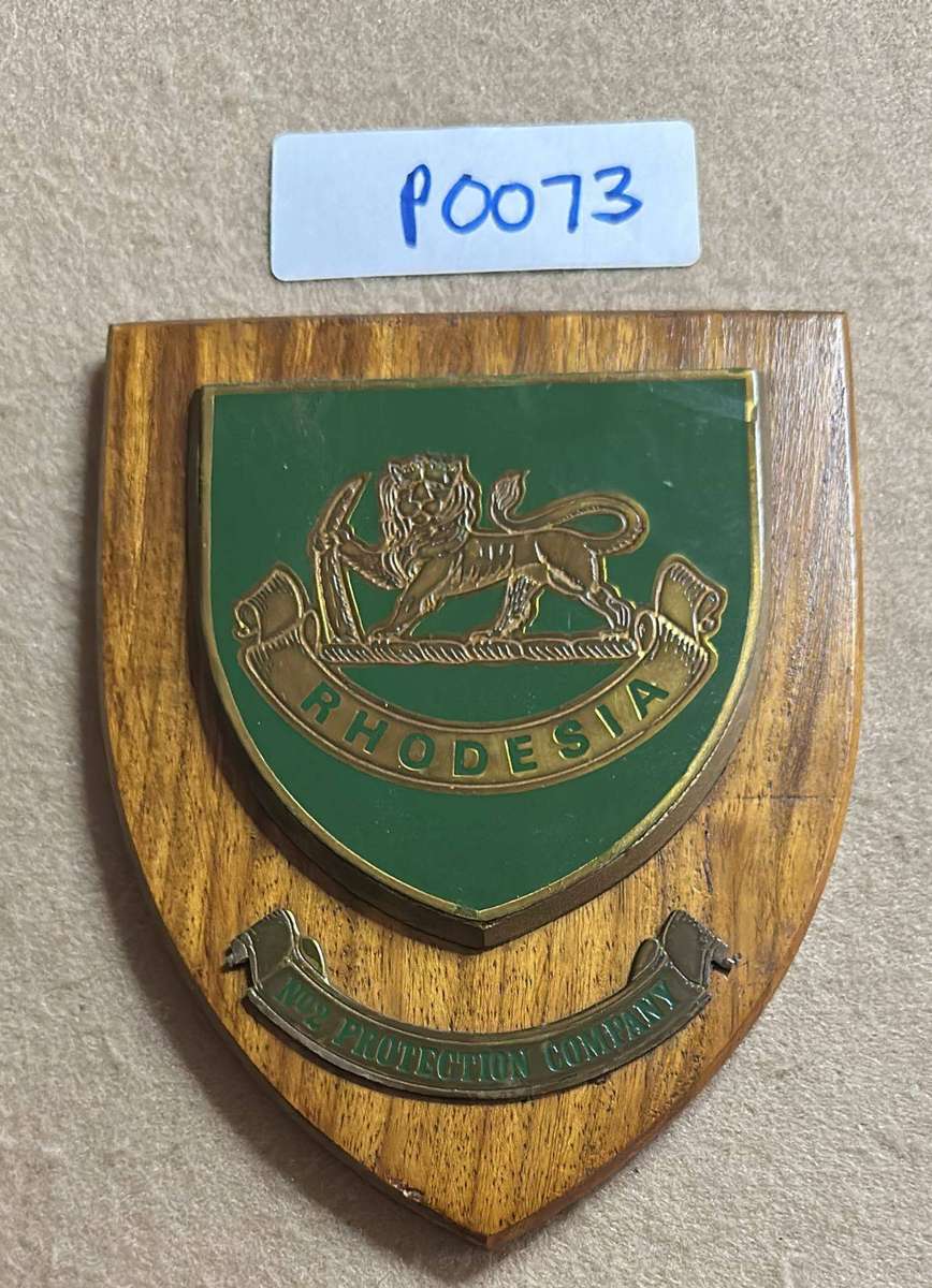 Rhodesian Plaque - RHODESIA - NO 2 PROTECTION COMPANY