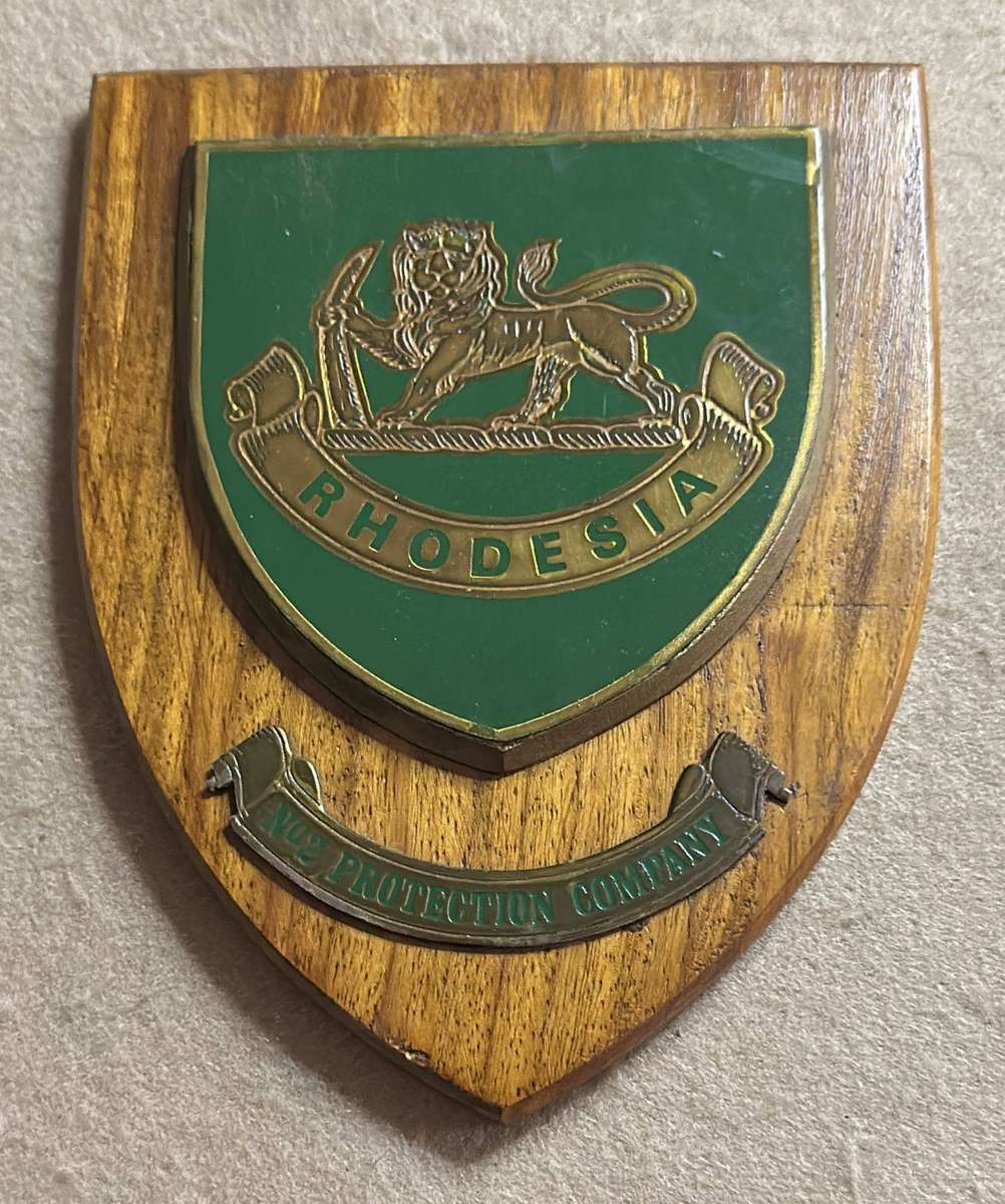 Rhodesian Plaque - RHODESIA - NO 2 PROTECTION COMPANY