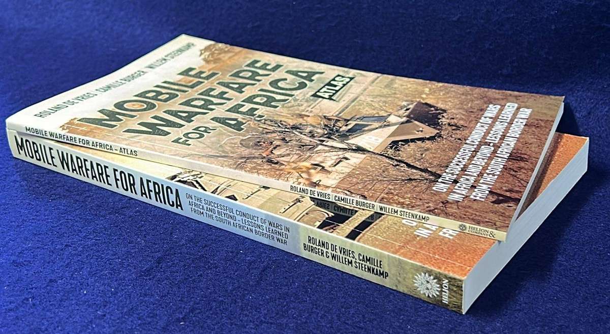 MOBILE WARFARE FOR AFRICA (Book & Atlas) - SIGNED by all 3 Authers (Only 14 Sets Exist)