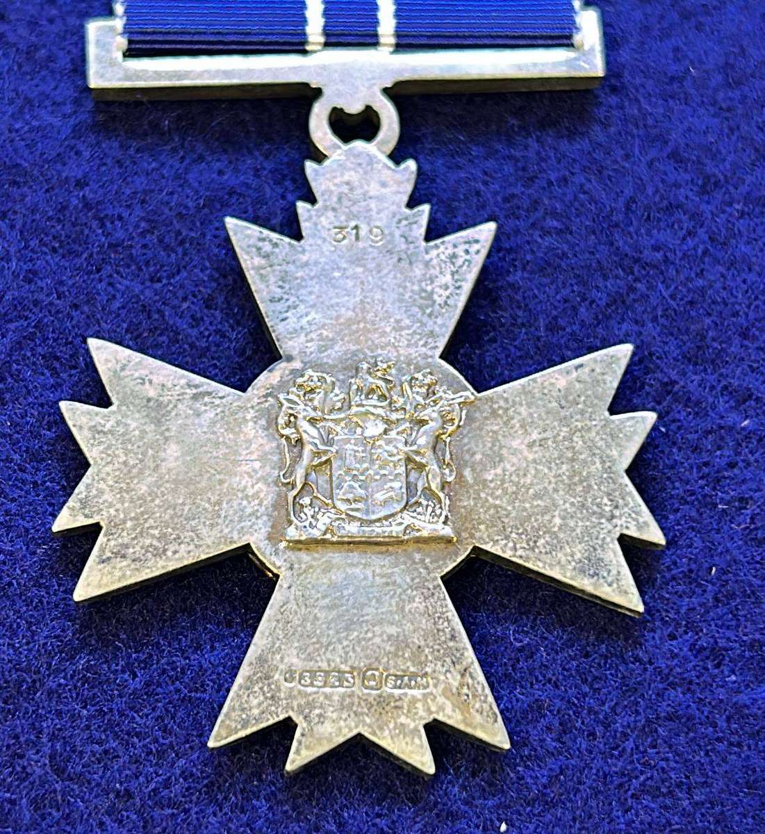 Southern Cross Decoration SD - (Full-Size) - with Bar, No 319 with SA Mint (SAM)