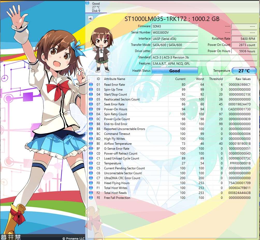 2.5` HDD Seagate 1000Gb [Good]