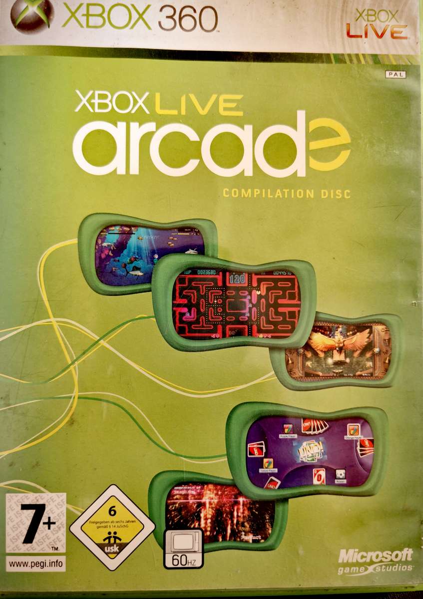 XBOX LIVE ARCADE XBOX 360(Great Condition)