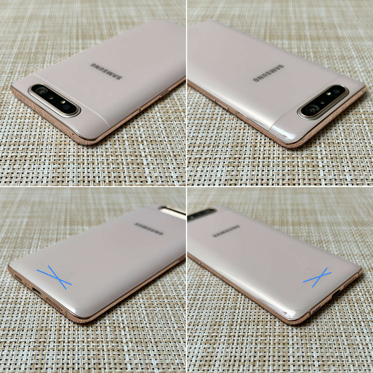 Samsung Galaxy A80 | Angel Gold | 128GB | Dual Sim | 1 Month Warranty