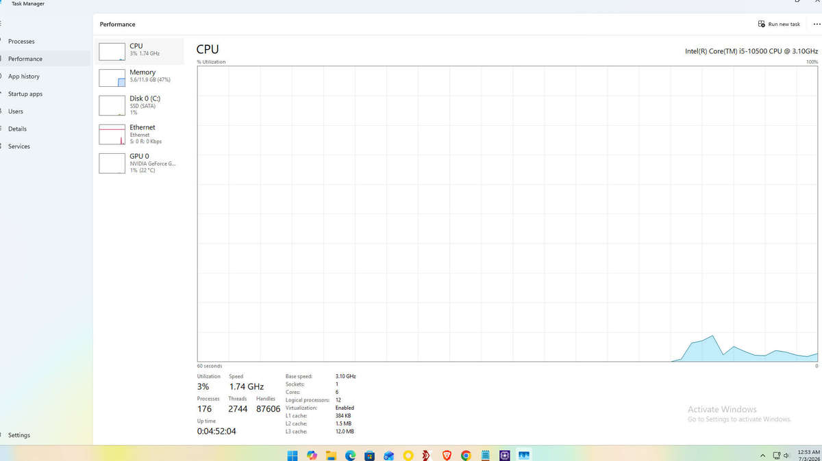 I5 10500 gtx 1080