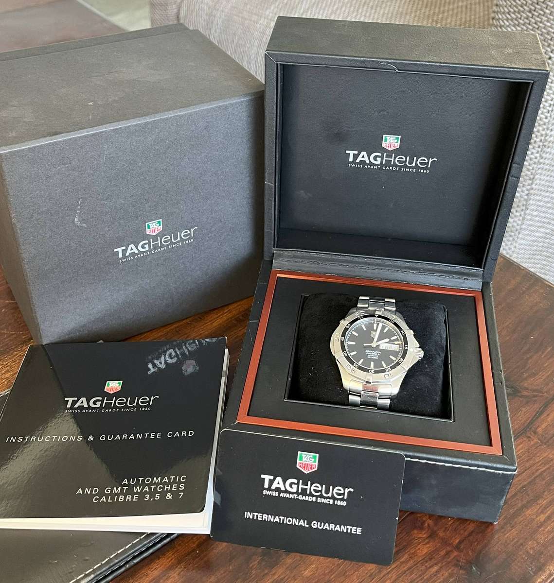 Luxury Tag Heuer Aquaracer Calibre 5 Auto 43mm Day/Date