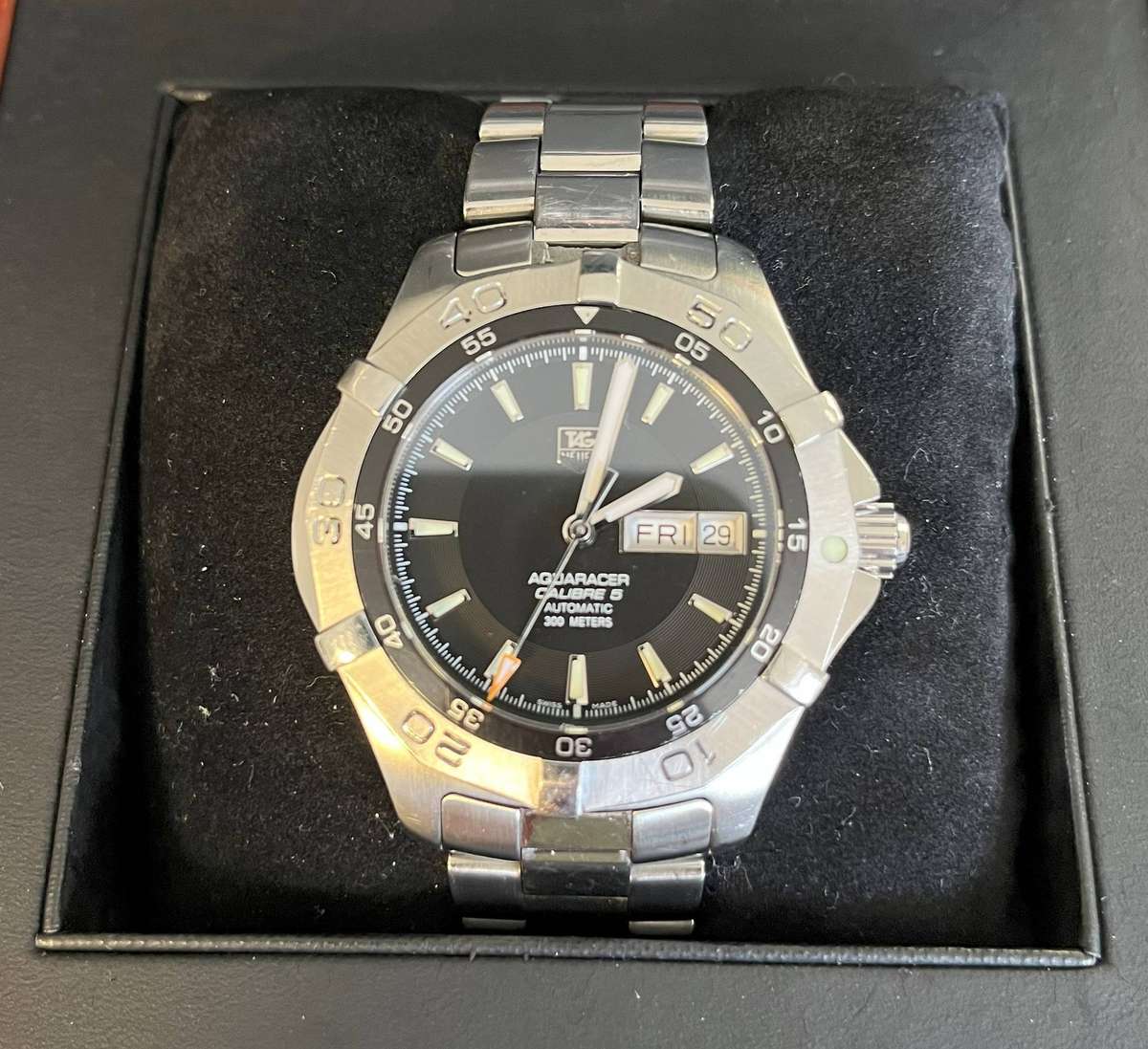 Luxury Tag Heuer Aquaracer Calibre 5 Auto 43mm Day/Date