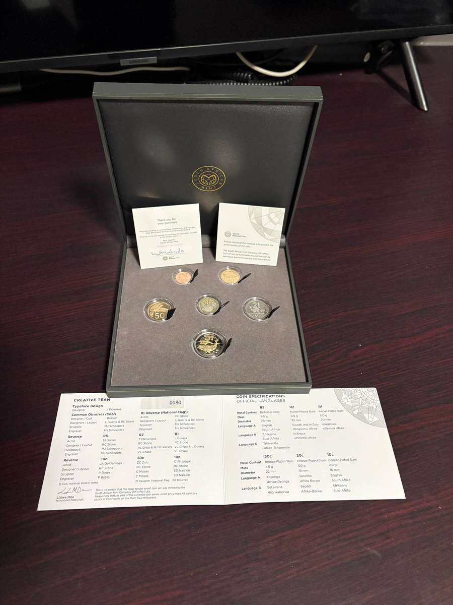 MINT 2025 Proof Set South Africa with all items