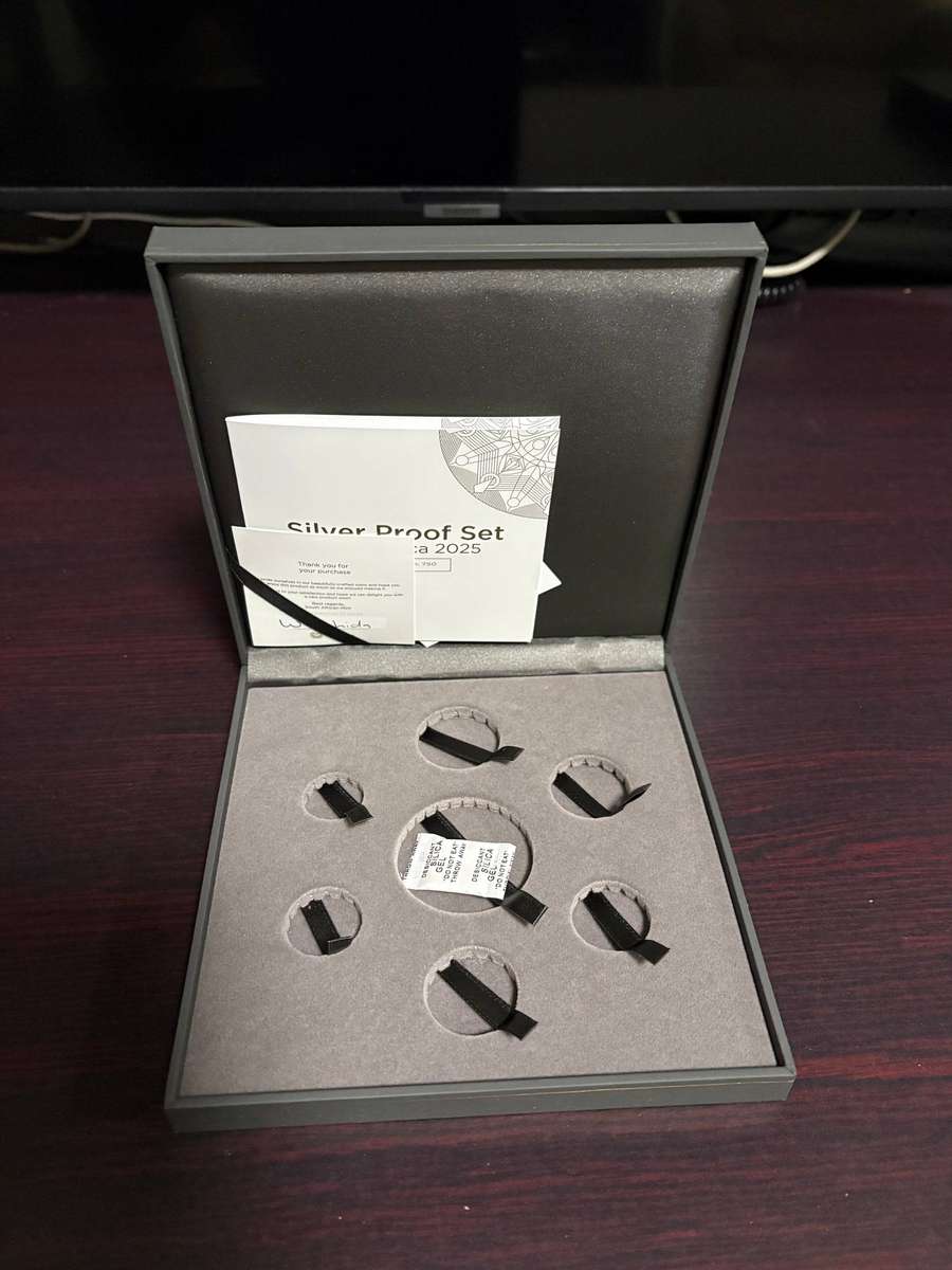 2025 South Africa Proof set Box Silver 20c with Cert