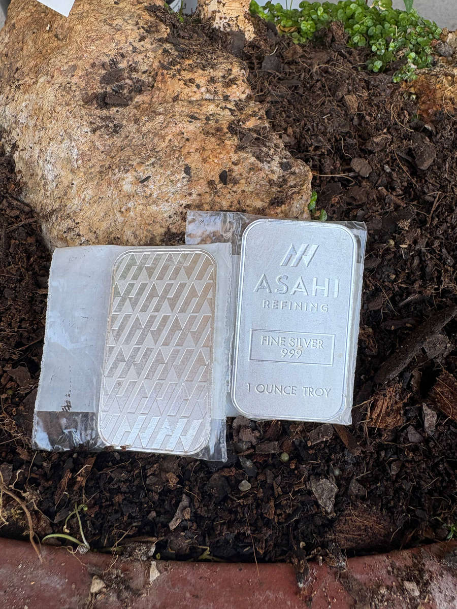 1 oz Pure silver Asahi Bar