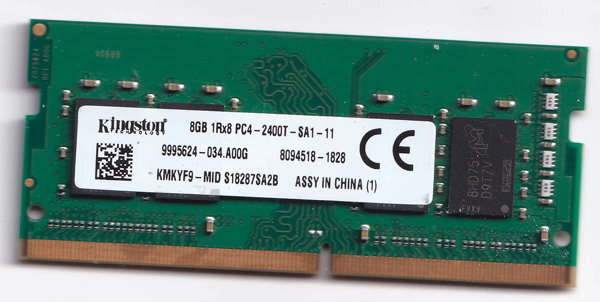 Kingston 8GB DDR4 2400Mhz Laptop RAM