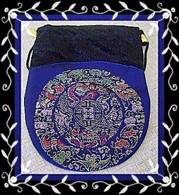 Pretty Mini-bag round deep blue