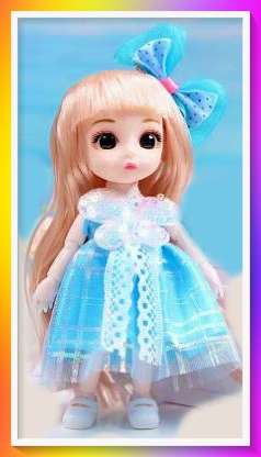 Super sweet looking doll with full outfit and surprise gift