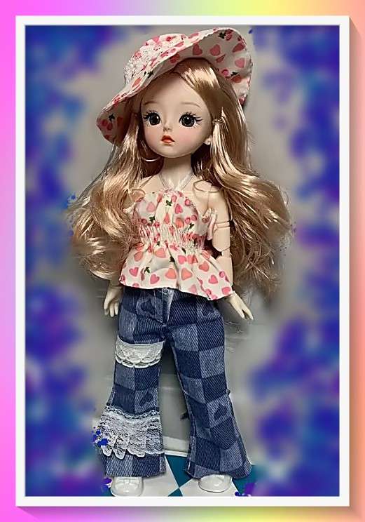 Beautiful anime style doll with multiple joints best friend with surprise gift