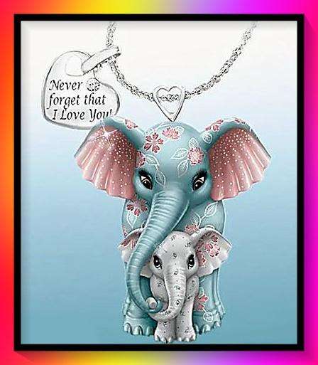 Sweet elephant design necklace pendant for the tween you love