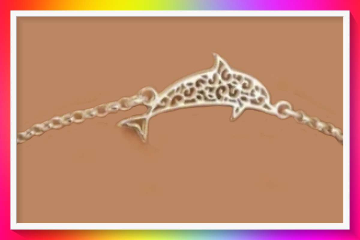 Stunning Silvery Trendy Dolphin Adjustable Beach Bracelet