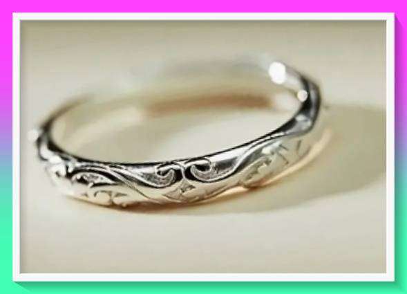 Stylish Patterned Ring S11