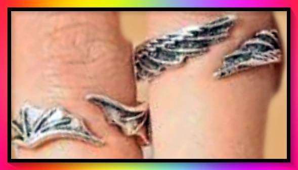 Lovely Angel & Dragon Wings Open Rings 2pc set