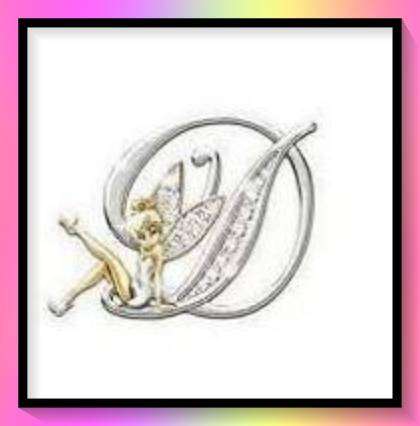 Beautiful SilverCity Large Fairy Personalised Alphabet Initial Letter Brooch - D