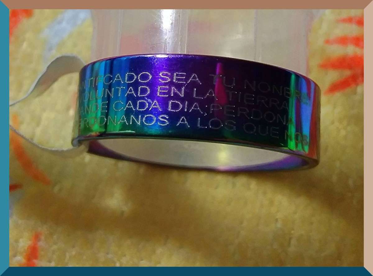 Stunning 6mm stainless steel prayer ring 22mm
