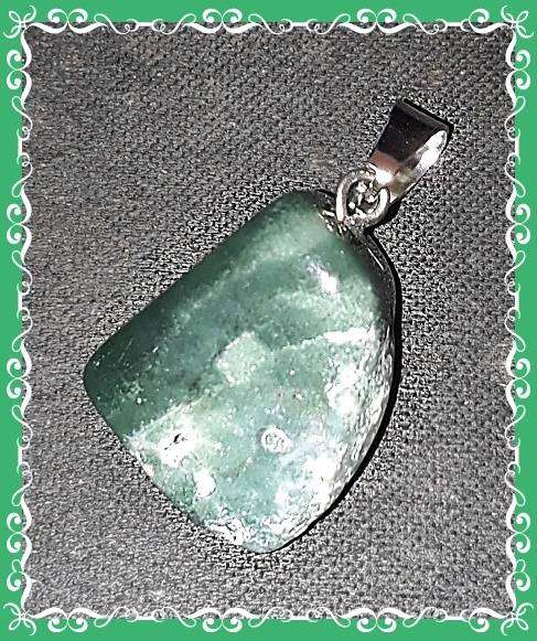 Dazzling Unpolished Aventurine Stone Pendant