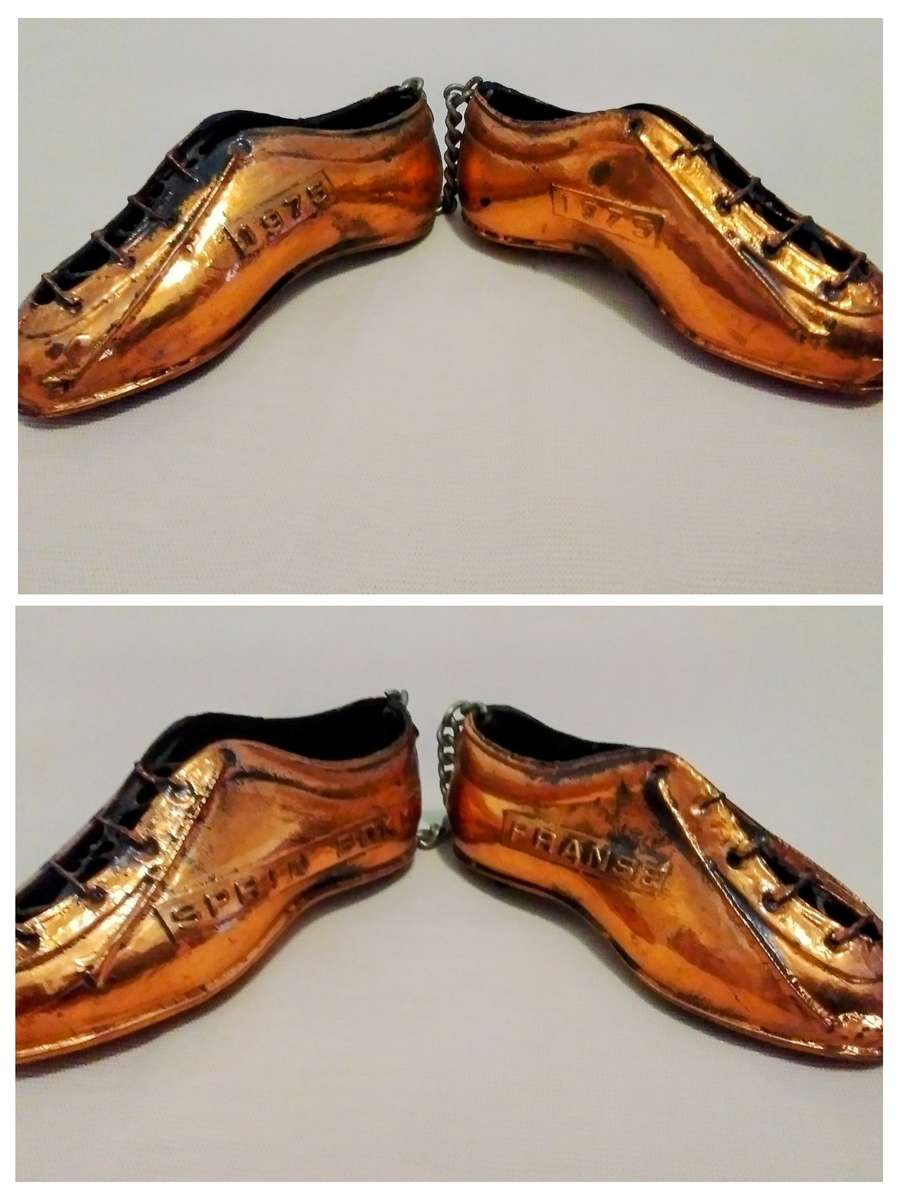 Springbokke vs France 1975 Souvenir pair of boots