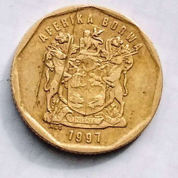 RSA 1997 20 cent coin. ERROR or PMD?