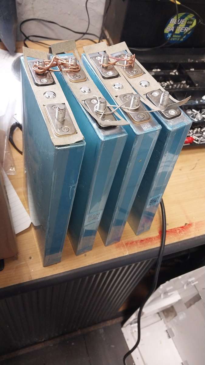 3.2V 80AH b grade lifepo4 cell each.