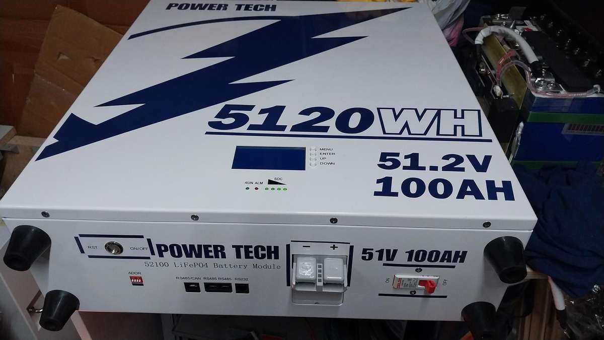 Refurbished 51V 100AH lifepo4 lithium battery with over 70% capacity