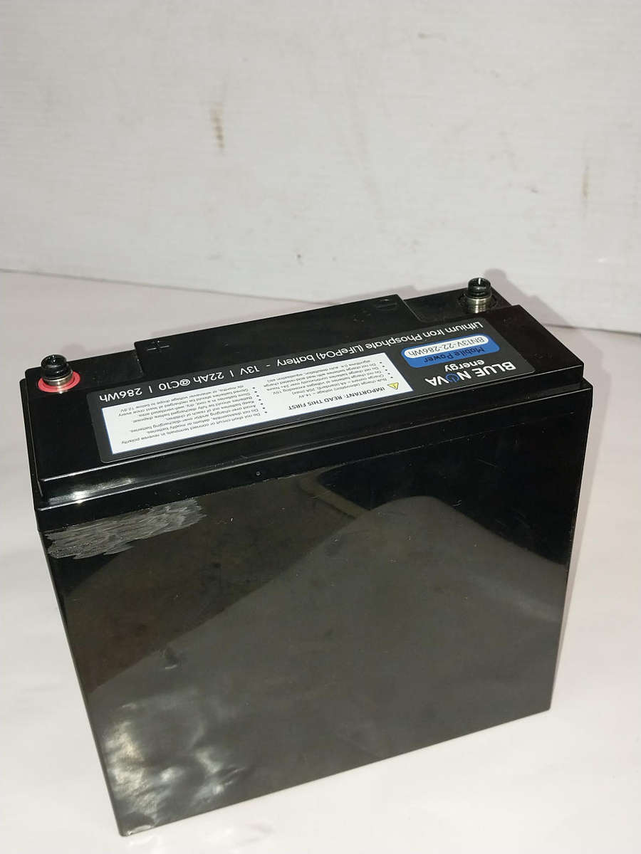 Unboxed unused 22AH 12.8V lifepo4 battery