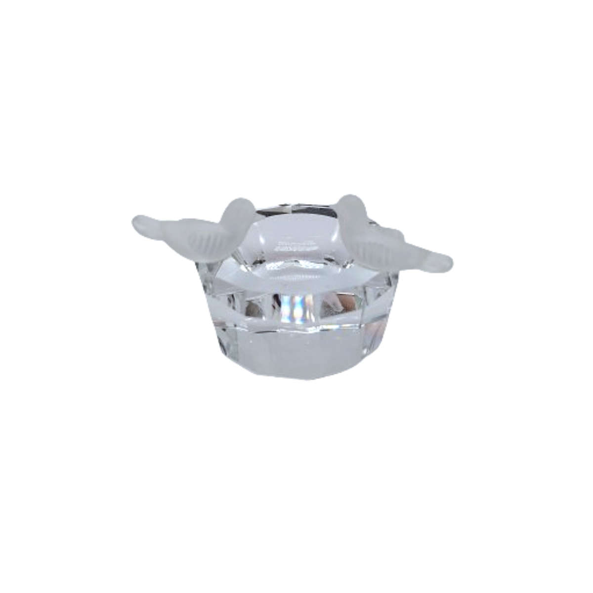 Byzantium Crystal Collection Stunning Cut Glass Crystal Bird bath