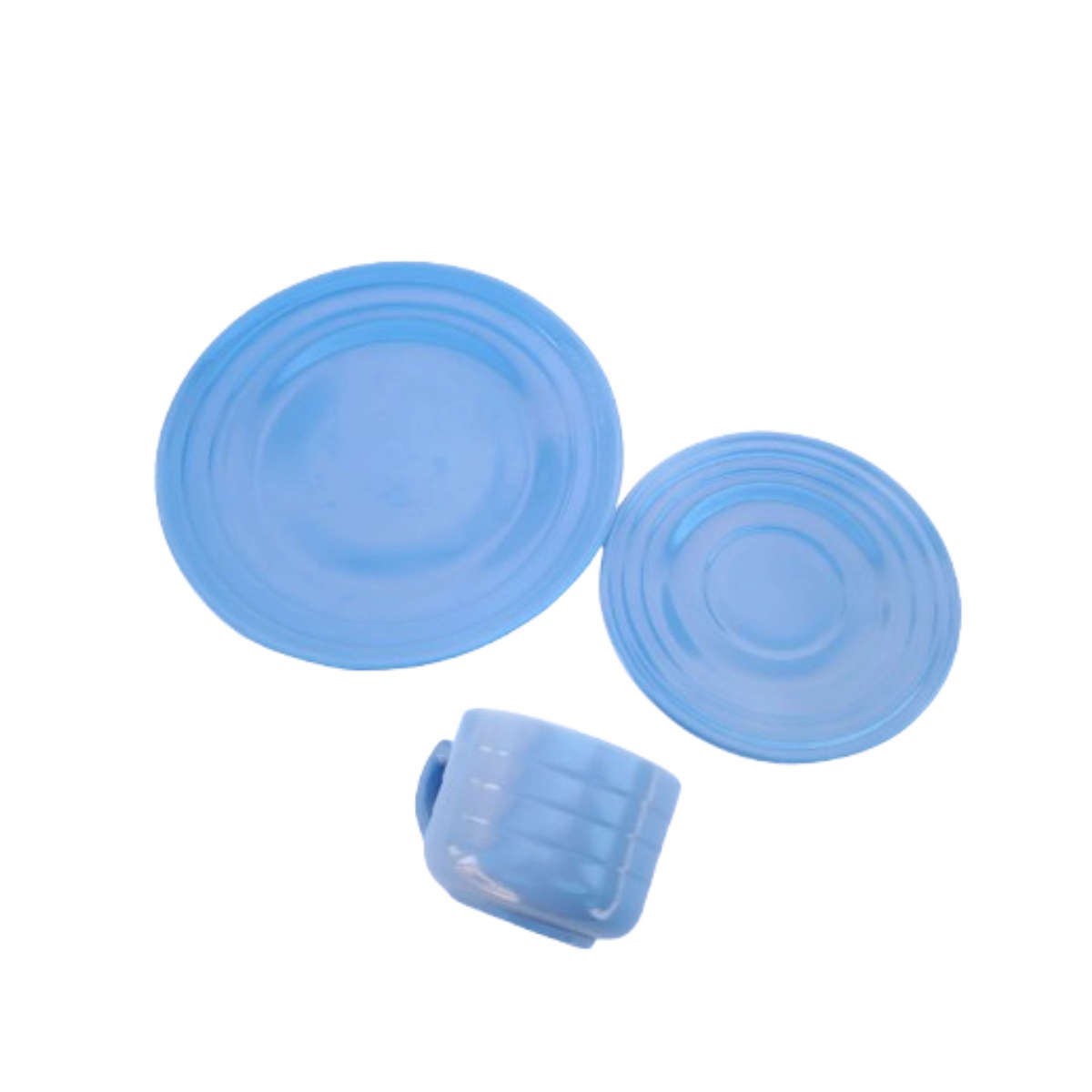 Hazel Atlas Children's Modern tone Tea Set Milk Glass