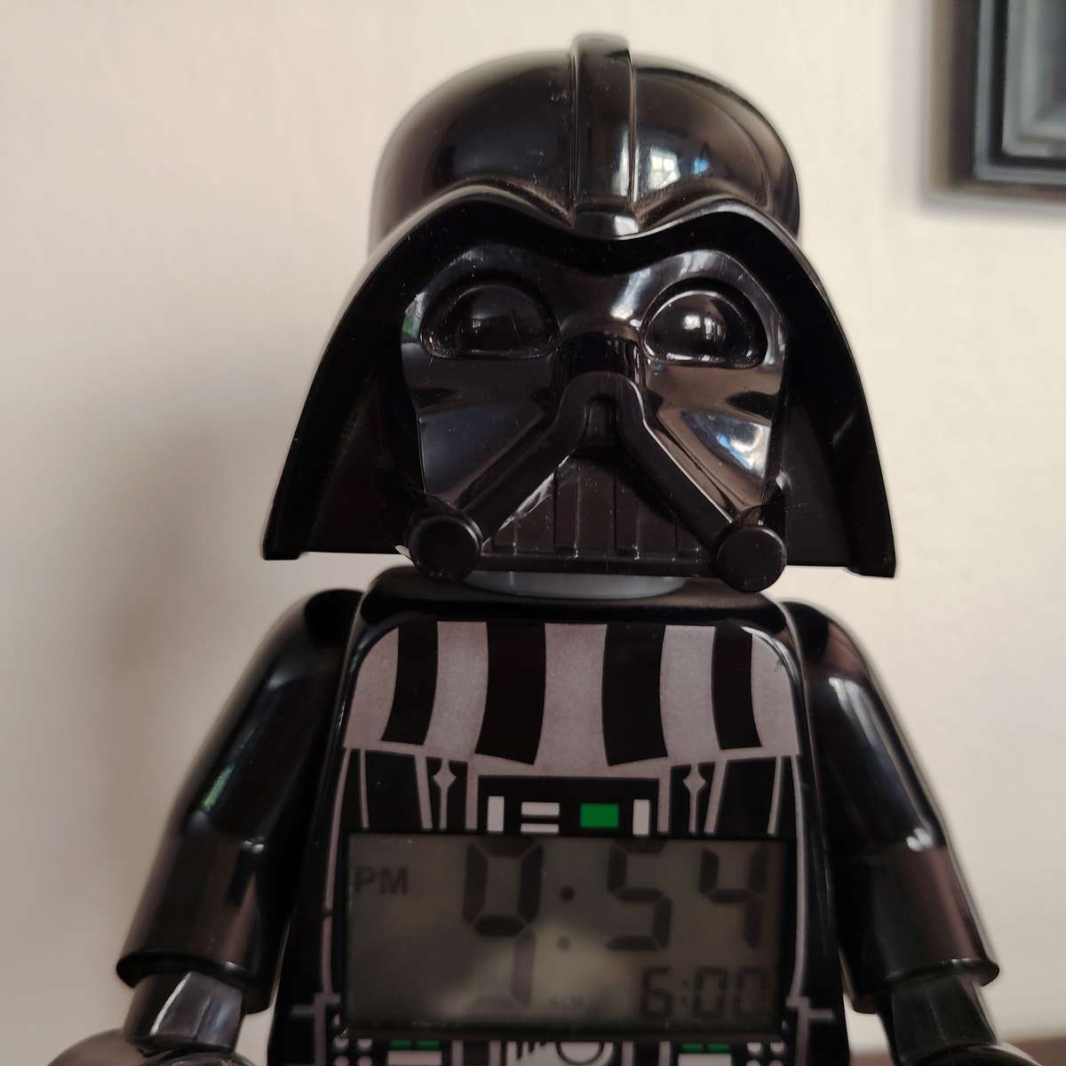 2010 Lego Minifigure Star Wars DARTH VADER Digital Alarm Clock