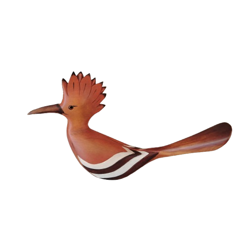 Feathers of Knysna Gallery carved and hand painted African Hoopoe 540/750A