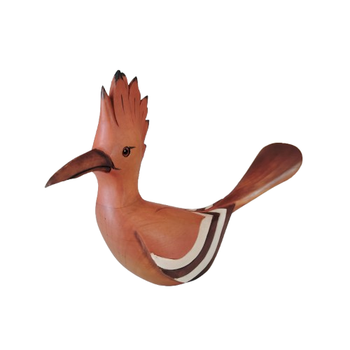 Feathers of Knysna Gallery carved and hand painted African Hoopoe 540/750A