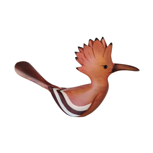 Feathers of Knysna Gallery carved and hand painted African Hoopoe 540/750A