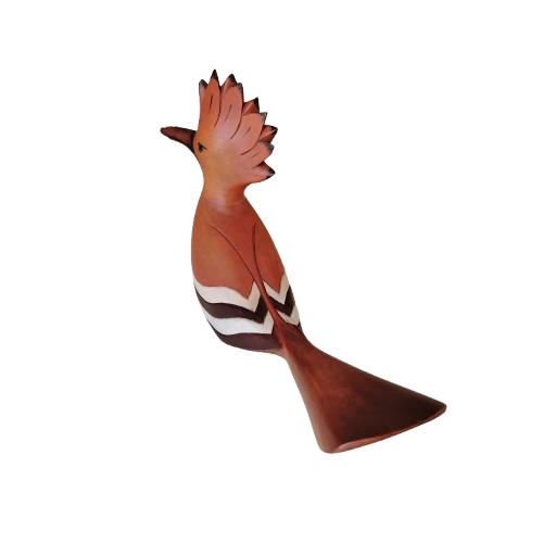 Feathers of Knysna Gallery carved and hand painted African Hoopoe 540/750A