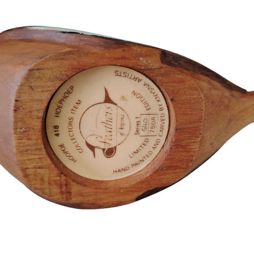 Feathers of Knysna Gallery carved and hand painted African Hoopoe 540/750A