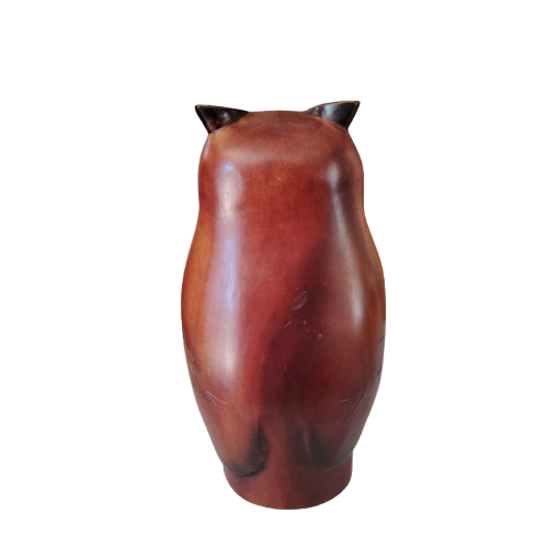 Feathers of Knysna carved and hand painted Owl Ltd Bird