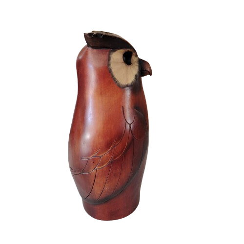 Feathers of Knysna carved and hand painted Owl Ltd Bird