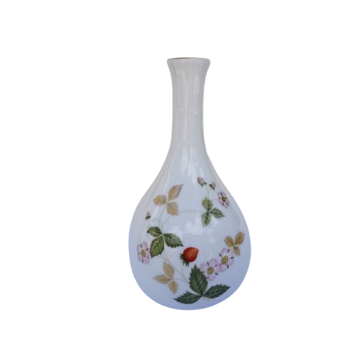 Wedgwood Wild Strawberry Tall Bud Vase