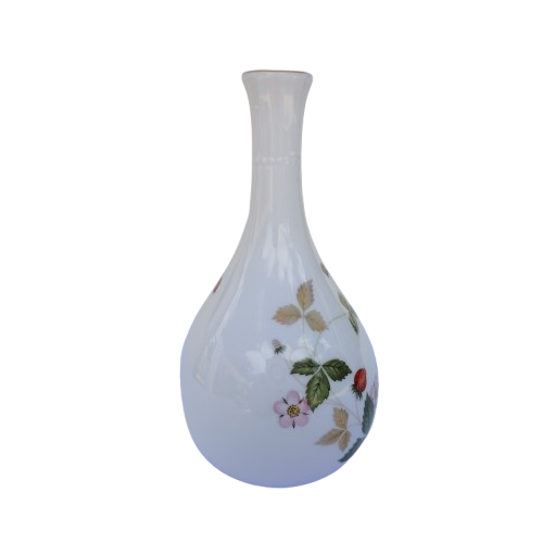 Wedgwood Wild Strawberry Tall Bud Vase