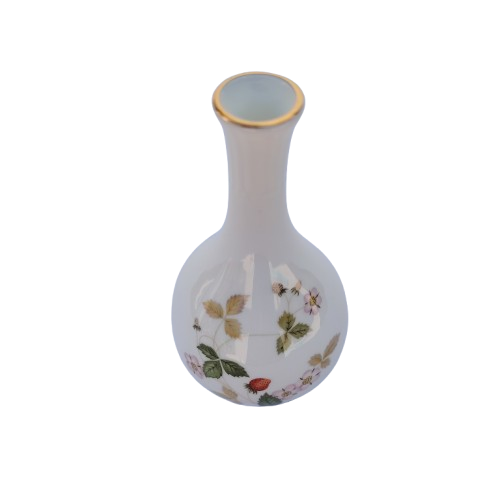 Wedgwood Wild Strawberry Tall Bud Vase