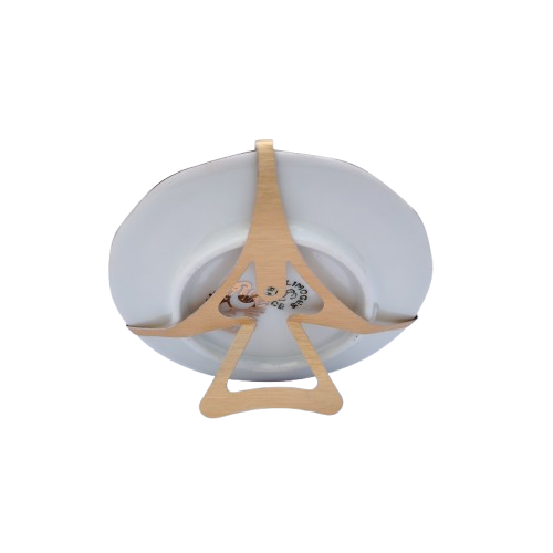 Limoges France Courting Couple Red Miniature Porcelain Plate