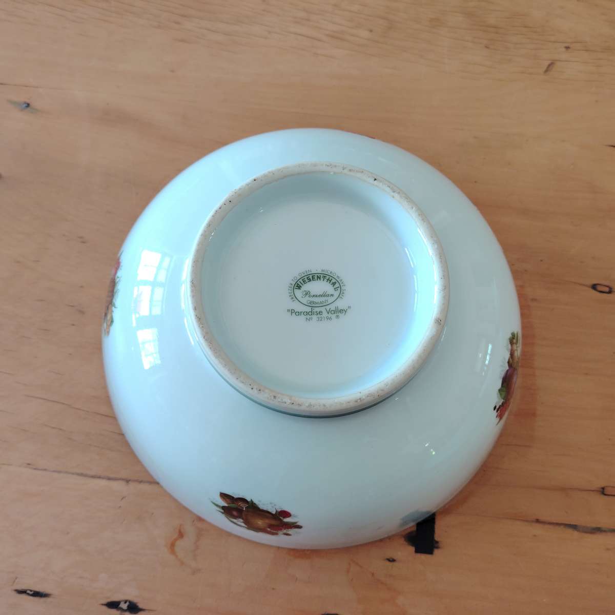 The Wiesenthal Paradise Valley 2142 Porcelain Large Fruit Dish Bowl